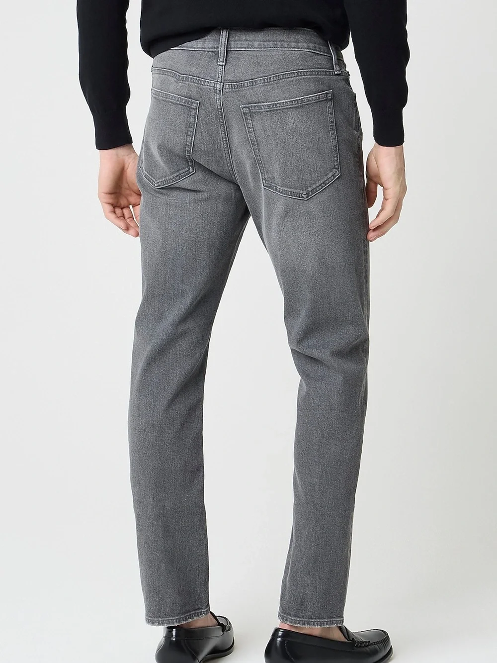 J. Crew Factory Men’s 34 X 30 Straight-fit Gray Jean Signature Flex Preppy NEW